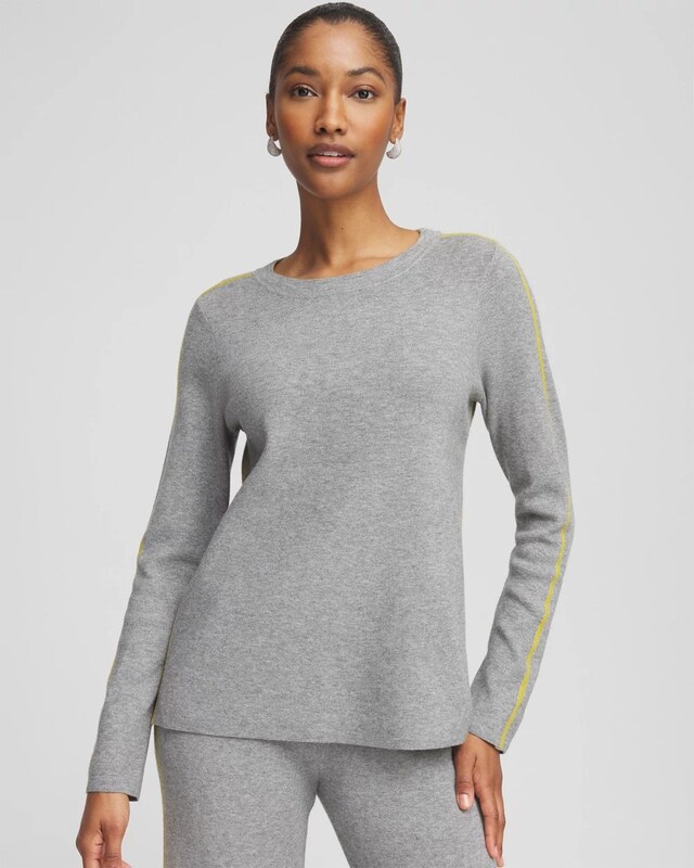 Zenergy Luxe Side Stripe Top